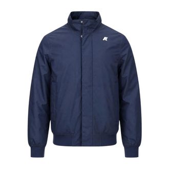 K-Way Arsene Warm Micro Canvas Jacket - - Jackets - Uomo - Blu - XL