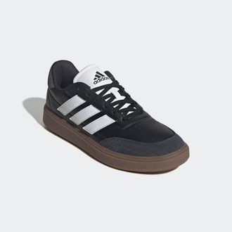adidas Sneaker ADIDAS SPORTSWEAR COURTBLOCK, Herren, Gr. 42,5, schwarz-weiss (core schwarz, cloud wei&szlig;, carbon), Synthetik, Schuhe Sneaker