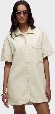 Hudson Dreamy Shirt Dress in Ecru at Nordstrom, Size X-Large