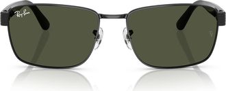 Ray-Ban 59mm Square Sunglasses in Black at Nordstrom