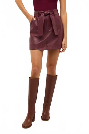 Marie Oliver Womens Merlot Vallie Skirt In Maroon