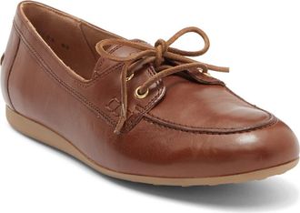 Paul Green Bayside Boat Shoe in Savna Lea at Nordstrom Rack, Size 10.5Us / 8Uk