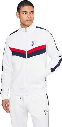 Polo Ralph Lauren Double-Knit Track Jacket Mens Clothing White : 2XL, Polyester/Cotton