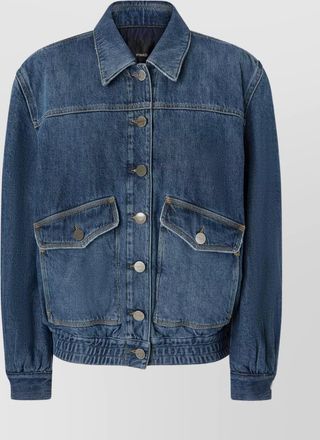 Pinko collared bomber jacket long sleeves design