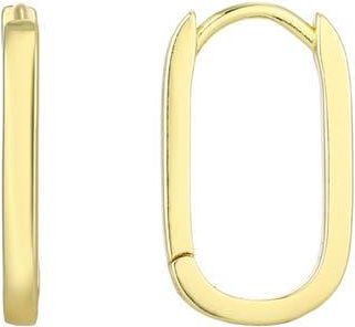 Adornia Laperouse Oval Hoop Earrings in Gold at Nordstrom Rack