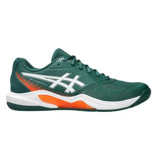 Asics Asics Heren Dedicate 9 leren sportschoenen (Groen)