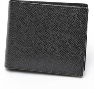 Louis Vuitton Black Taiga Leather Wallet (Bi-Fold) (Pre-Owned)