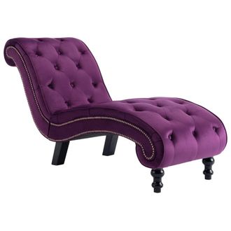 vidaXL Vidaxl - Div&aacute;n De Terciopelo Morado