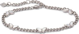 Alex and Ani Butterfly Curb Chain Bracelet in Silver at Nordstrom