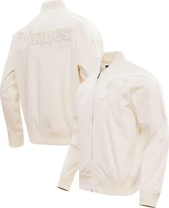Pro Standard Mens Pro Standard Cream Minnesota Vikings Neutral Full-Zip Jacket at Nordstrom, Size Xx-Large