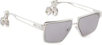 Prada SPRD56C055E1BC Sunglasses - Silver