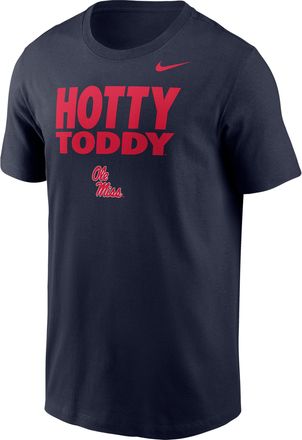 Nike Mens College (Ole Miss) Dri-FIT T-Shirt in Blue | IW0596-421