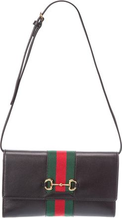 Gucci Horsebit Leather Shoulder Bag