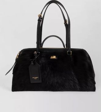 Dolce & Gabbana vittoria tote bag top handle fur
