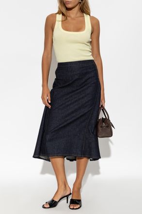 Jacquemus Top Made Of Ribbed Fabric, Womens, Yellow