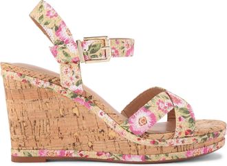Carvela Womens Verona Wedge Heels - Multicolour Fabric - Size UK 8