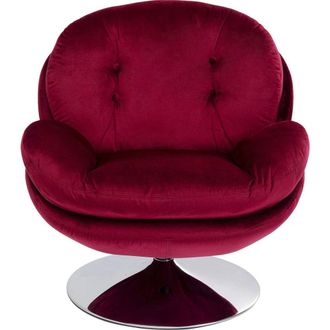 Kare Design Sill&oacute;n giratorio berry