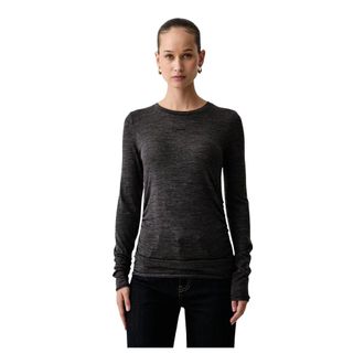 Pinko Maglia a maniche lunghe Perle - - Knitwear - Donna - Grigio - M