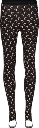 Marine Serre Slim-Fit Moon Print Jersey Leggings