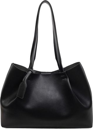 Generic Handbags for Women Large Capacity PU Leather Tote Bags for Women, Ladies Shoulder Bags Fashion Tote Bag Pleated Underarm Bag for Work School Travel Sh