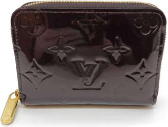 Louis Vuitton Monogram Vernis Amarante Dark Purple Monogram Vernis Coin Purse/Coin Case (Pre-Owned)