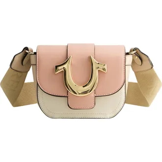 True Religion Color Block Crossbody in Port at Nordstrom