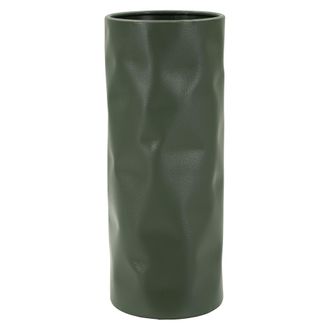 Dmora Vaso Fasani, Finitura Effetto Materico, Verde