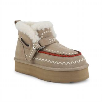 Vintage Havana Womens Grand 2 Ankle Boot In Taupe Suede