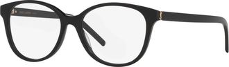 Saint Laurent 54mm Round optical glasses in Black at Nordstrom