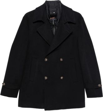 Barba Hombre, Abrigos, Negro, Talla: M