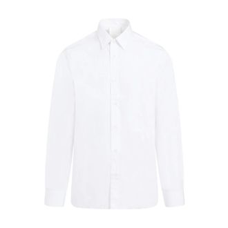 Givenchy Heren, Overhemden, Wit, Maat: 2XL Katoen