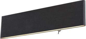 Globo Lighting Aplique de pared - Siegfried - negro - aluminio - led - - Globo