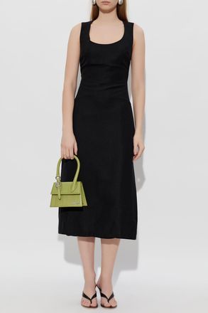 Jacquemus Tablier Dress, Womens, Black
