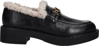 Twinset Loafers - Dames - Loafers - Zwart - 36 EU - Leer - Schoenen
