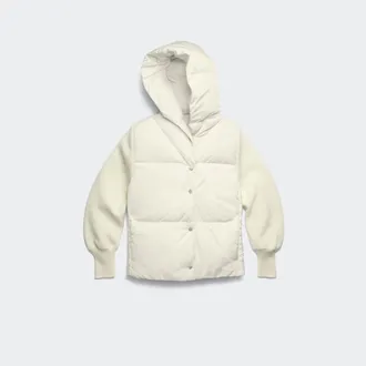 Canada Goose Chandail &agrave; capuchon en tricot Astoria HyBridgeMD (Femmes, Cottongrass, TP)