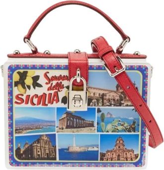 Dolce & Gabbana Pre-owned Acryl Box Tas - Dames - Vintage Handtas - Veelkleurig - ONE Size - Leer - Vintage