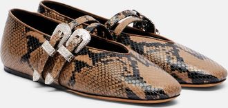 Le Monde Beryl Le Monde B&eacute;ryl Classic Claudia leather Mary Jane flats