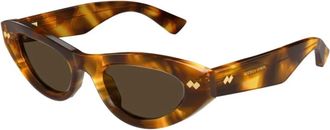 Bottega Veneta Cat Eye Zonnebril - Dames - Zonnebrillen - Bruin - 50 MM - Accessoires