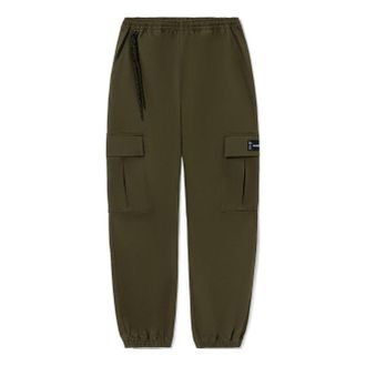 Li-Ning Skateboarding Cargo Joggers Pants Olive Green AKXS085-3
