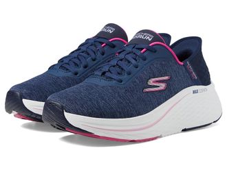 Skechers Max Cushioning Elite 2.0 Prevail Hands Free Slip-Ins Womens Shoes Navy/Pink : 5.5 B - Medium, Textile