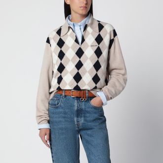Miu Miu Polo beige in cashmere
