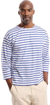 Armor Lux Armor Lux Mens Beg Meil T-Shirt Not Applicable, Multicolour (Blanc/Etoile Dw5), X-Large (Manufacturer Size: 5)