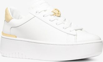 Michael Kors Dottie Leather Platform Sneaker