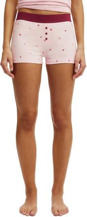 Cotton On Womens Dreamy Soft Boyshort in Pink Kiss Crushed Berry at Nordstrom, Size X-Small