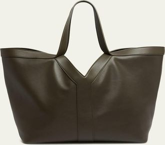 Saint Laurent Y Stitch Tote Bag in Calfskin Leather