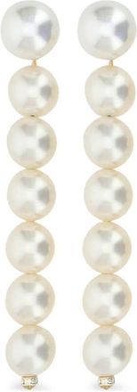 Magda Butrym pearl drop earrings - women - Faux Pearl/Gold Plated Brass - One Size - White
