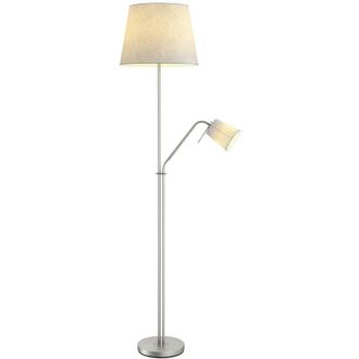 Lindby Lindby - Floor Lamp Nantwin made of Textile for Living Room & Dining Room