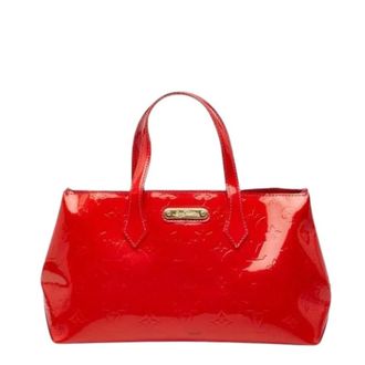 Louis Vuitton Pre-owned Handbags, female, Red, Size: ONE SIZE Pre-owned Vintage Patent Leather Handbag