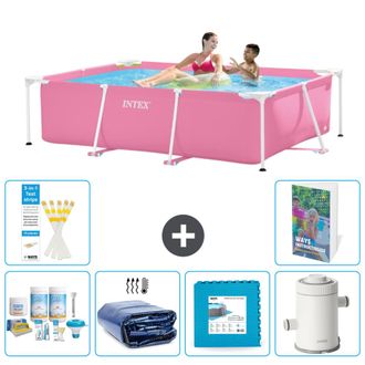 Intex Piscina Con Estructura Rectangular - 220x150x60 Cm - 7-piezas S14