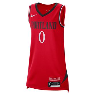 Nike Carla Leite Portland Fire Explorer Edition Nike Womens Dri-FIT WNBA Jersey in Red | IF5008-658